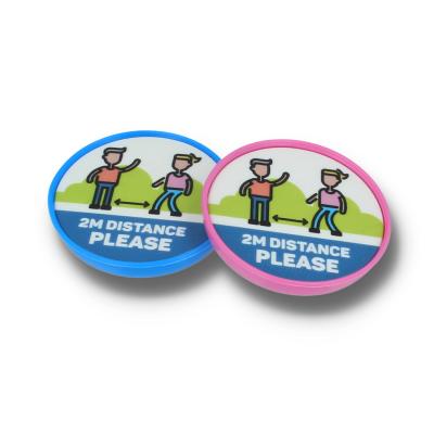 Image of SOCIAL DISTANCING CHILDS SAFETY POP BADGE