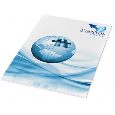 Image of Desk-Mate® A4 notepad wrap over cover - 50 pages