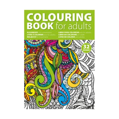Image of A4 Adult's colouring book.
