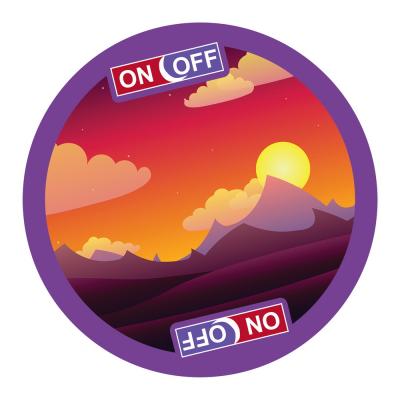 Image of 3D Lenticular coaster, 9cm.