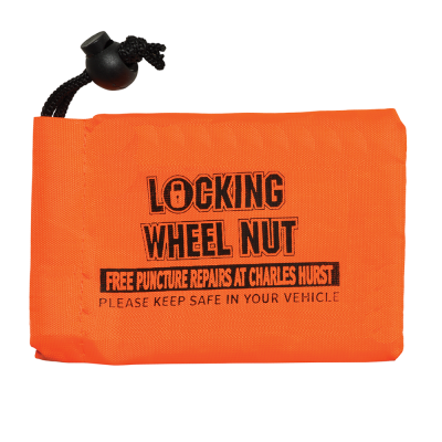 Image of Large Locking Wheel Nut Bag (120x95mm: 210D Polyester)