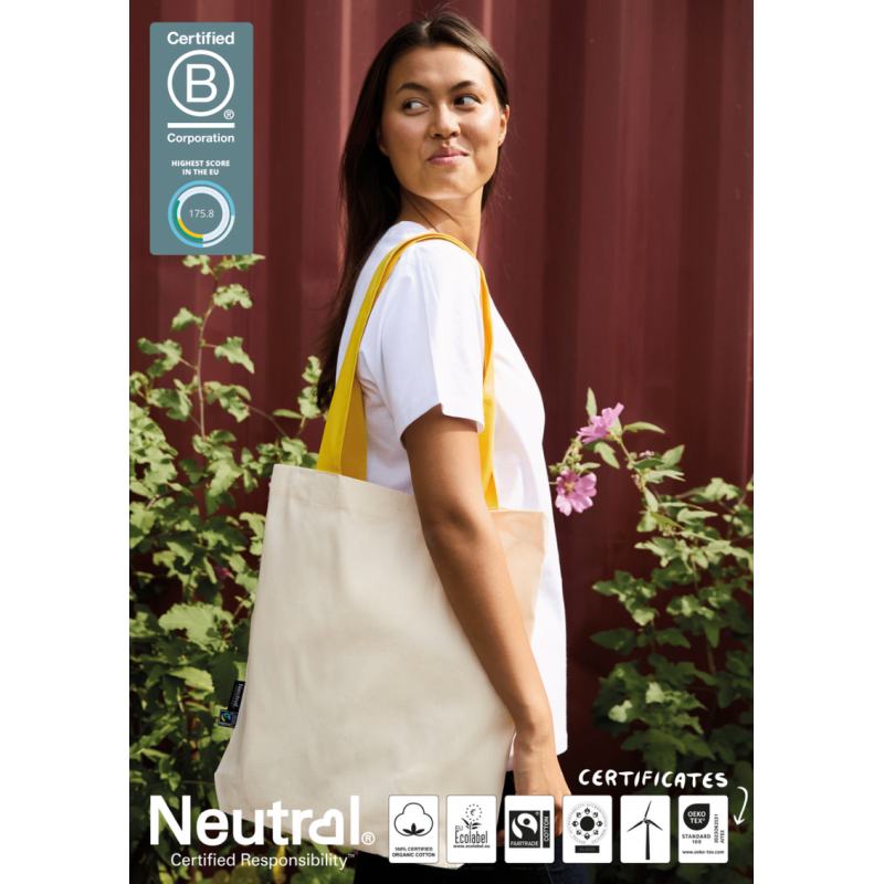 Image of Neutral Fairtrade Organic Twill Bag 
